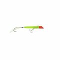 Sea Striker 2 oz Gotcha 1500 Series Red & Chartreuse Single Hook Bucktail Fishing Lure G1508-WT
